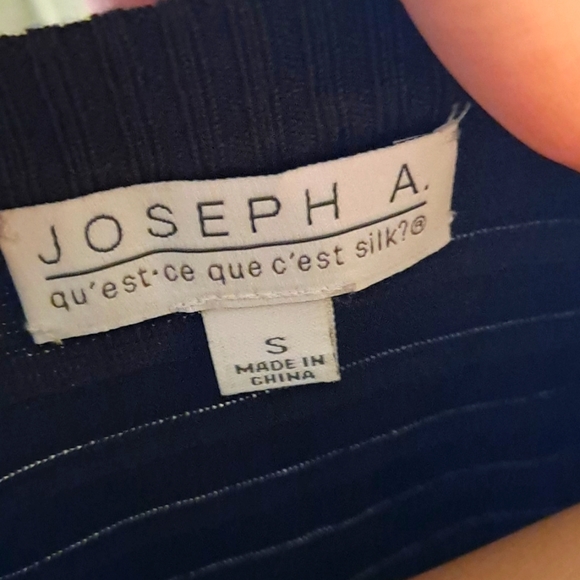 Joseph A. Lightweight Scoop Neck Brown Sweater - Picture 8 of 8